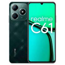 Smartphone Realme C61 RMX3930 NFC Dual Sim de 256GB/8GB Ram de 6.74" 50MP/5MP - Dark Green (Anatel)