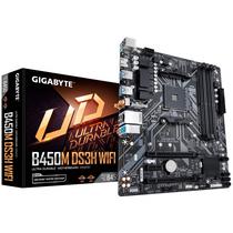 Placa Mae Gigabyte B450M DS3H, Chipset AMD, Socket AM4, DDR4, Wi-Fi, HDMI, RGB 2.0, Micro-ATX