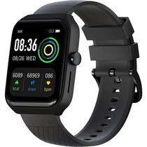 G-Tide Reloj Smart S1 Lite Silicona Monitor de Frecuencia Cardiaca (HR), Cuenta Pasos, Black