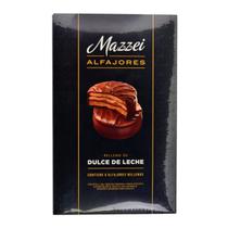 Alfajor Mazzei Premium Recheio de Doce de Leite Cobertura de Chocolate Preto Caixa com 6 Unidades
