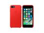 Case iPhone 7 Leather/Couro/Silicone Red